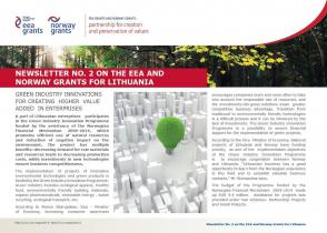 2 Newsletter about the EEA and Norway Grants