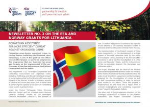 3 Newsletter about the EEA and Norway Grants
