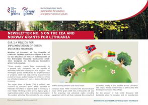 5 Newsletter about the EEA and Norway Grants