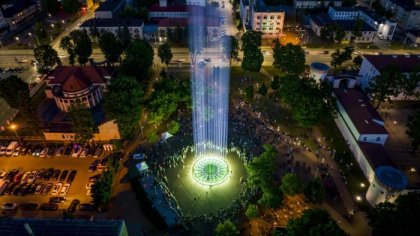 Tauragėje prasideda Joninių reginiai, nušvis 12 metrų skersmes Kultūros vainikas