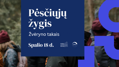 Europos ekonominės erdvės programos „Sveikata“ uždarymo proga gyventojams dovanojamas nemokamas pėsčiųjų žygis Vilniuje