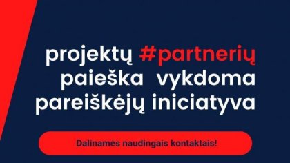 Naudinga ieškantiems partnerių projekte | programos Sveikata kvietimas teikti paraiškas